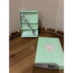 Arthur Court "Rabbit" Baby Spoon Stainless, Aluminum Holloware Handle, VTG